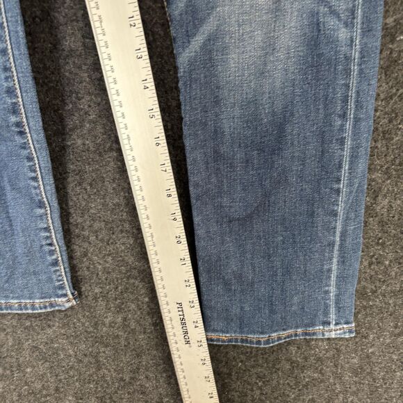 Levis Jeans Women's 26 Blue Wedgie Straight Button Fly High Rise Denim Pants - Picture 7 of 14